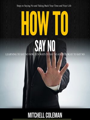 cover image of How to Say No
